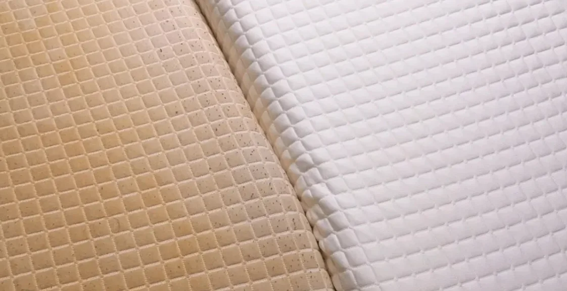Yellow white pillow cover