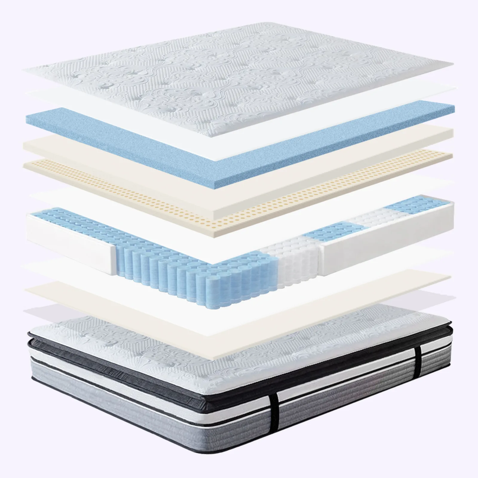 MIJUE luxe spring mattress layered structure